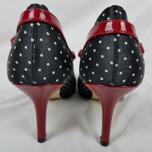 Rockabilly Pin Up Pumps Heels Steve Madden Luvvy - Picture 6 of 8
